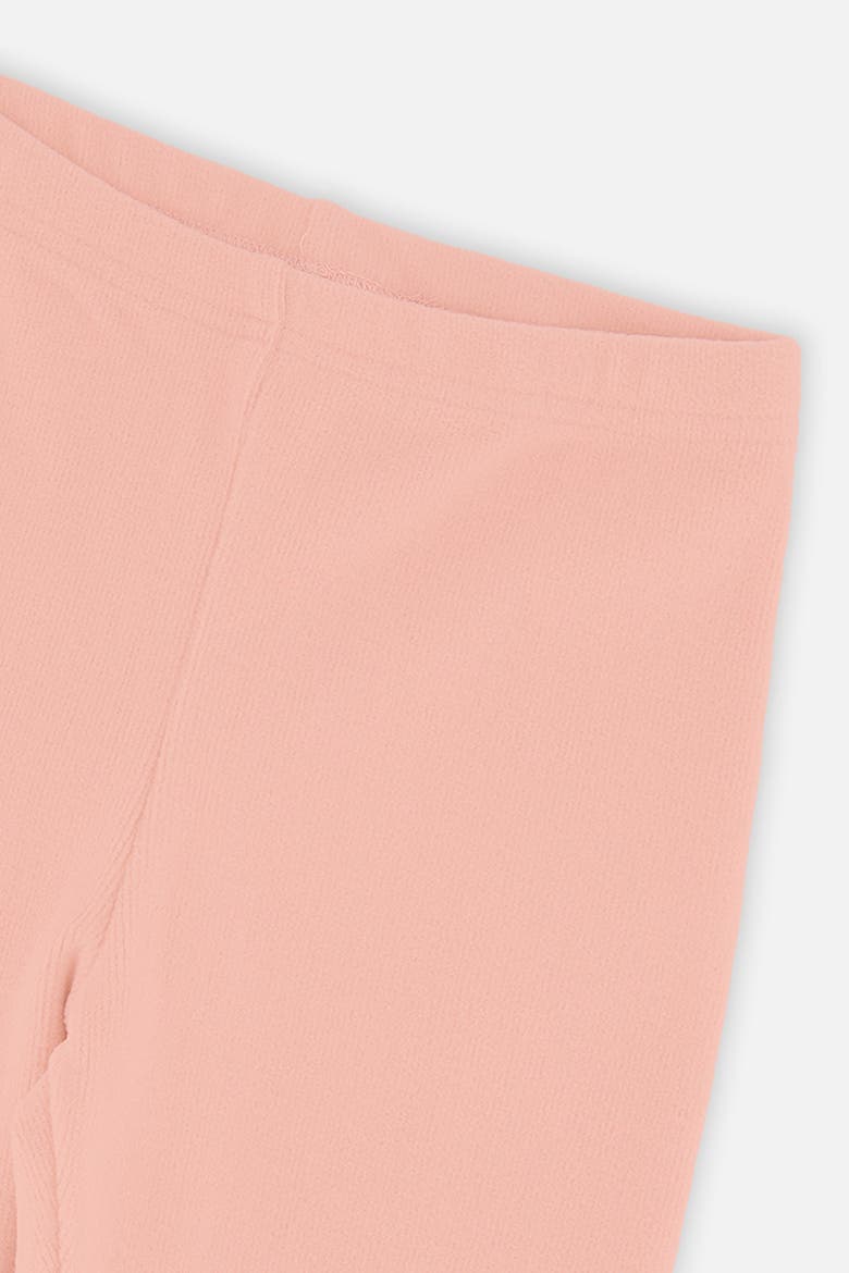 Vertical Rib Elastic Waist Leggings, Alternate, color, Pink