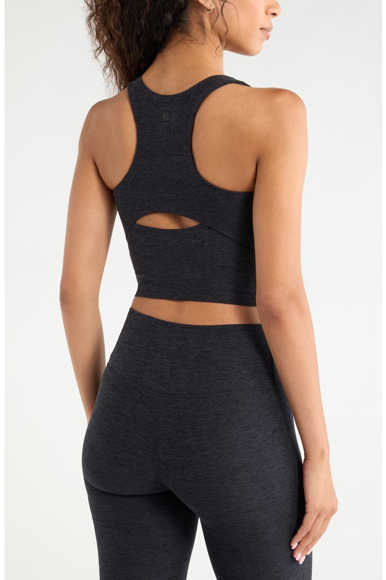 Renew Crop Tank, Alternate, color, BLACK MELANGE