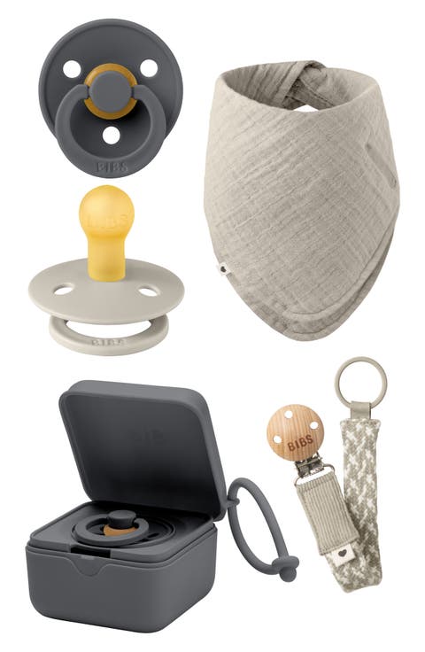 Pacifer, Pacifier Box & Pacifier Clip Set