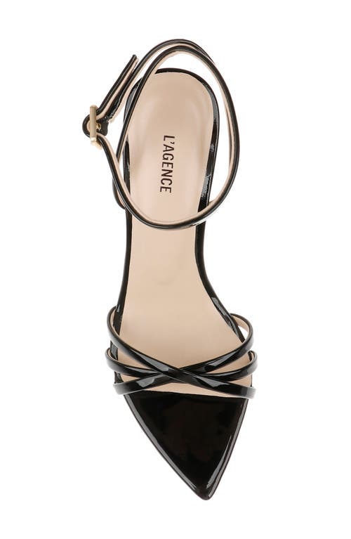 L'agence Dua Ankle Strap Sandal In Black