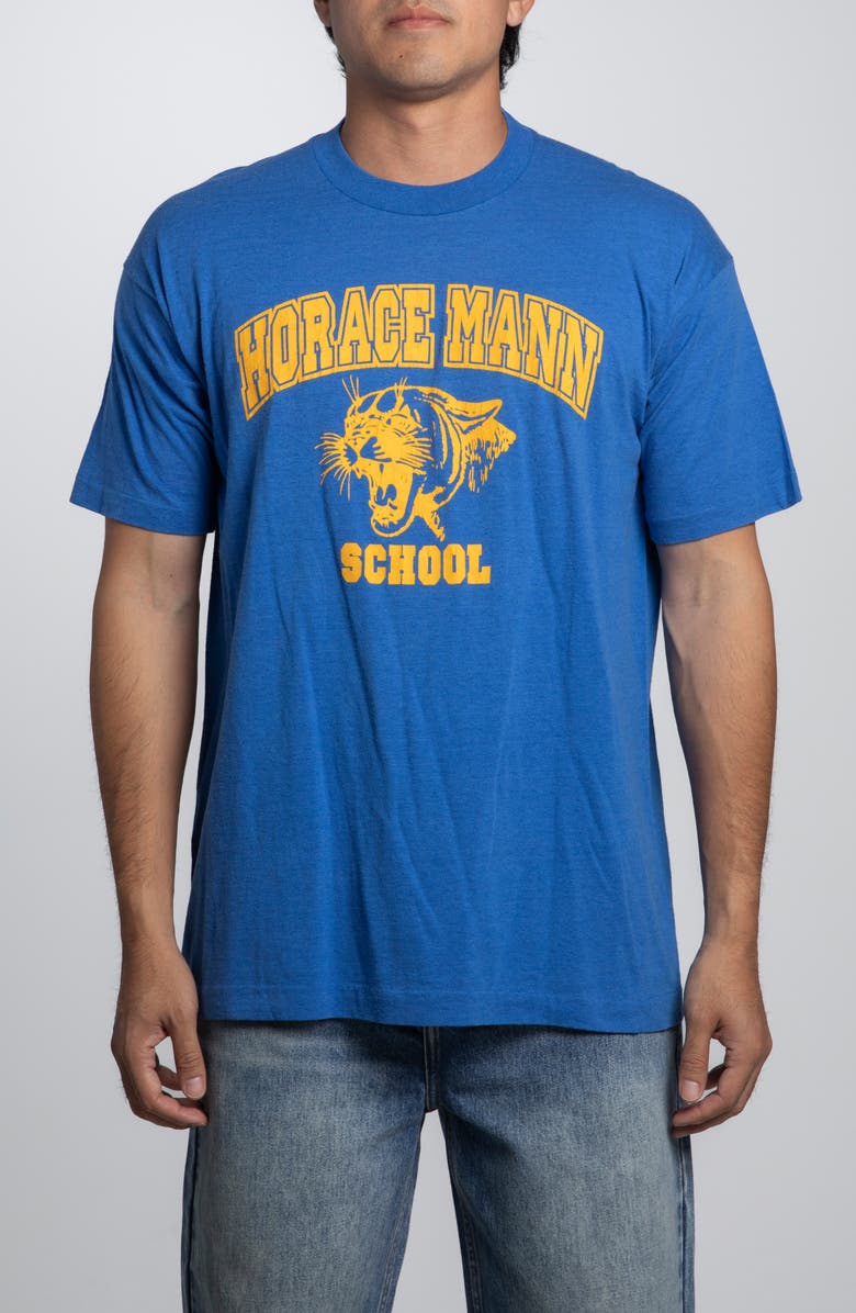 Elwood Vintage Horace Mann School Tee, Main, color,