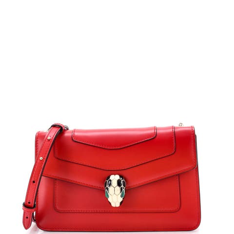 Serpenti Crossbody Bag Leather Small