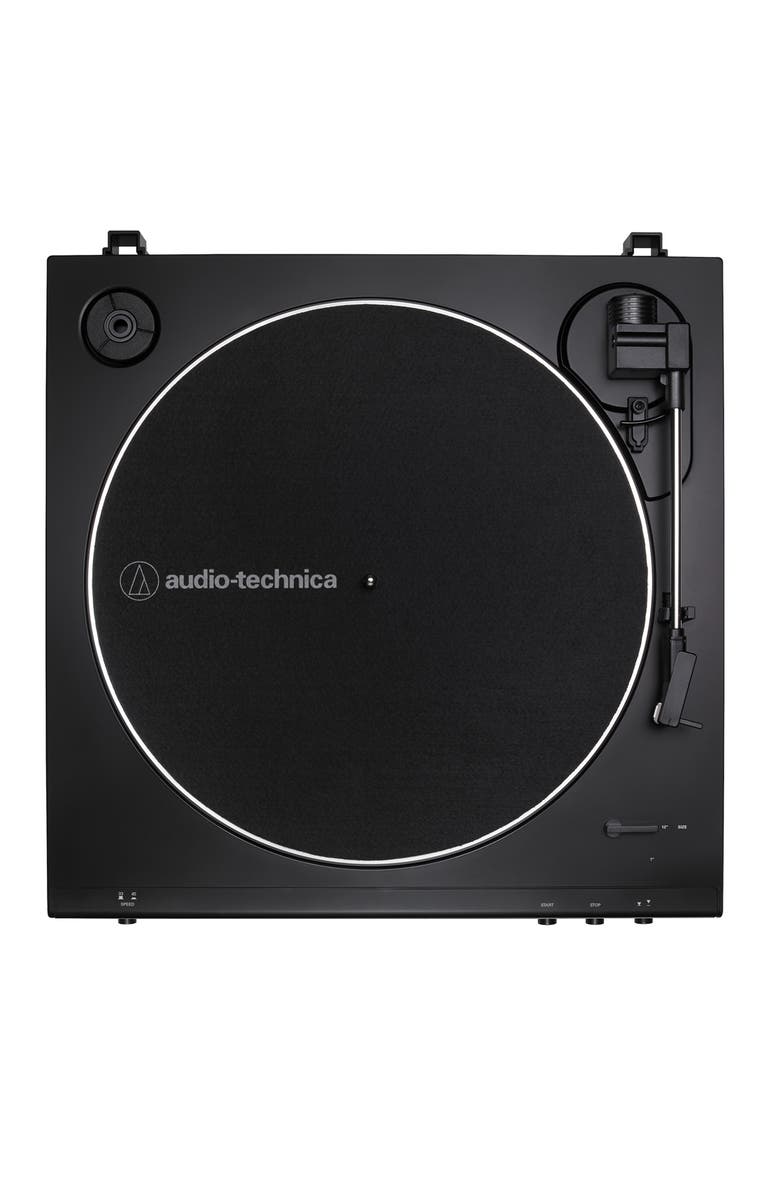 Audio-Technica AT-LP60X Fully Automatic Belt-Drive Stereo Turntable, Alternate, color, Gunmetal/Black