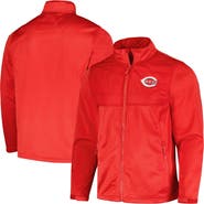 DUNBROOKE Men's Dunbrooke Heather Red Cincinnati Reds Explorer Full-Zip Jacket