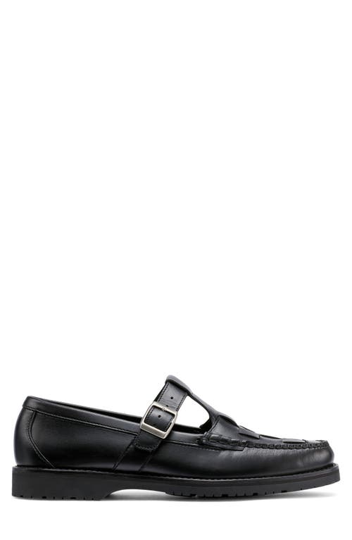G.h.bass Fisherman Mini Lug Smooth Leather Weejun In Black