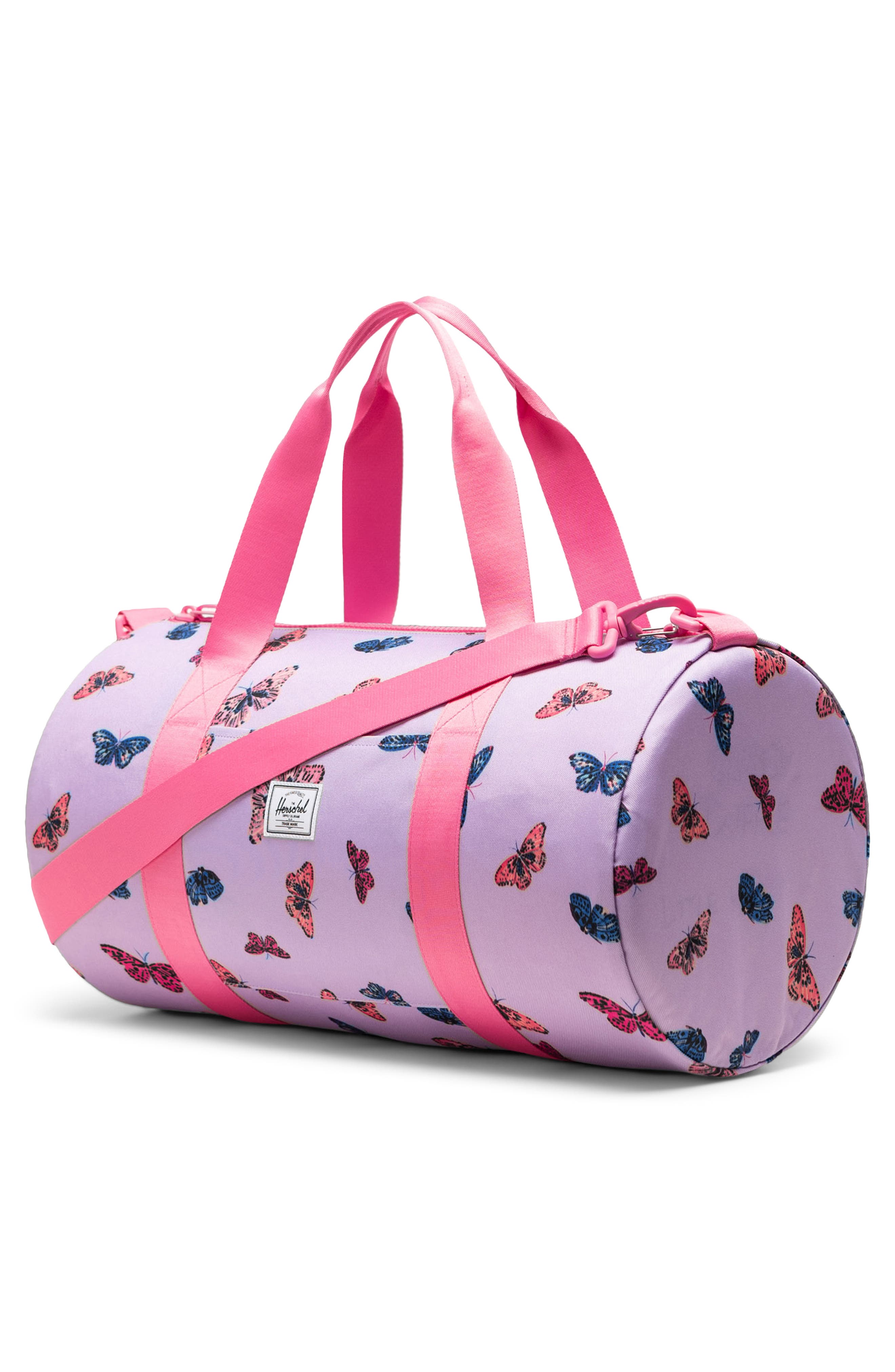 Herschel Supply Co. Kids' Classic Little Duffle Bag, Alternate, color, Butterfly - Lavendula