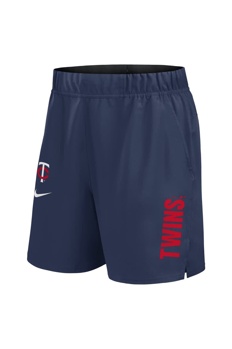 Men's Nike Navy Minnesota Twins Woven Victory Performance Shorts, Alternate, color, Navy