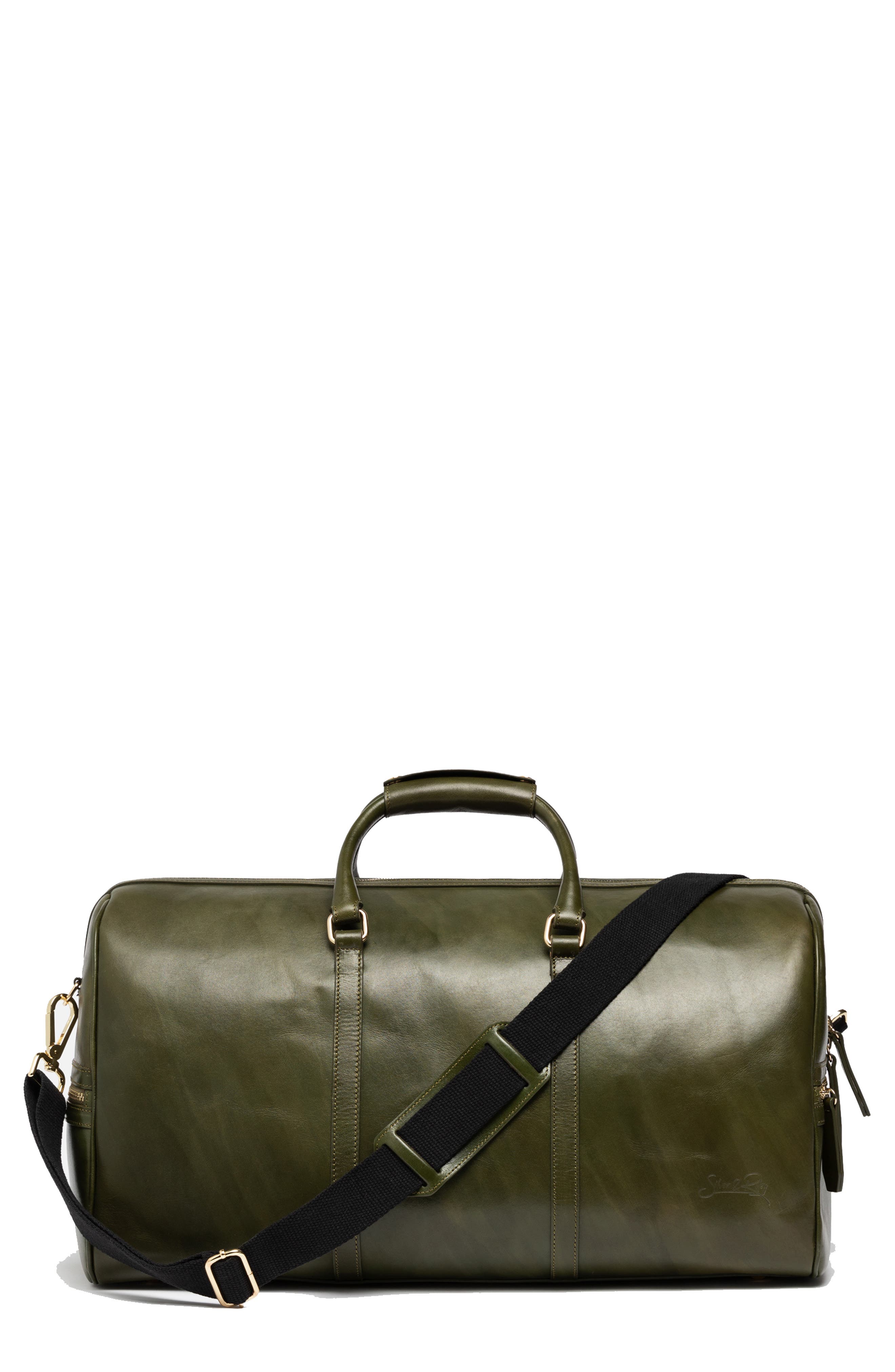 Silver & Riley Executive Leather Duffle, Main, color, 