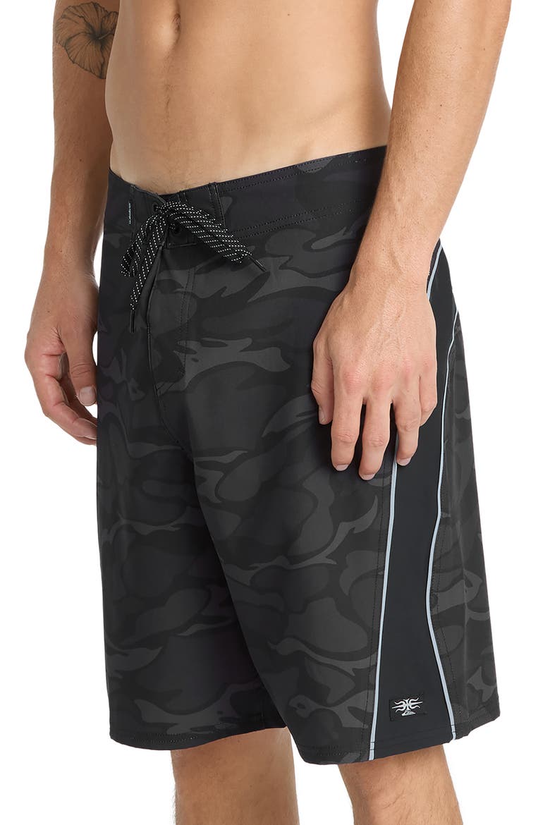 Mercury Gravity Print Board Shorts, Alternate, color, ANTHRACITE