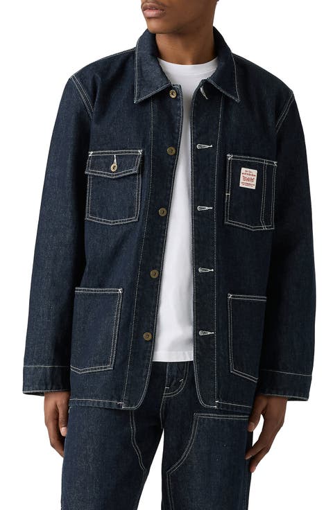 Berkley Cotton Denim Chore Coat
