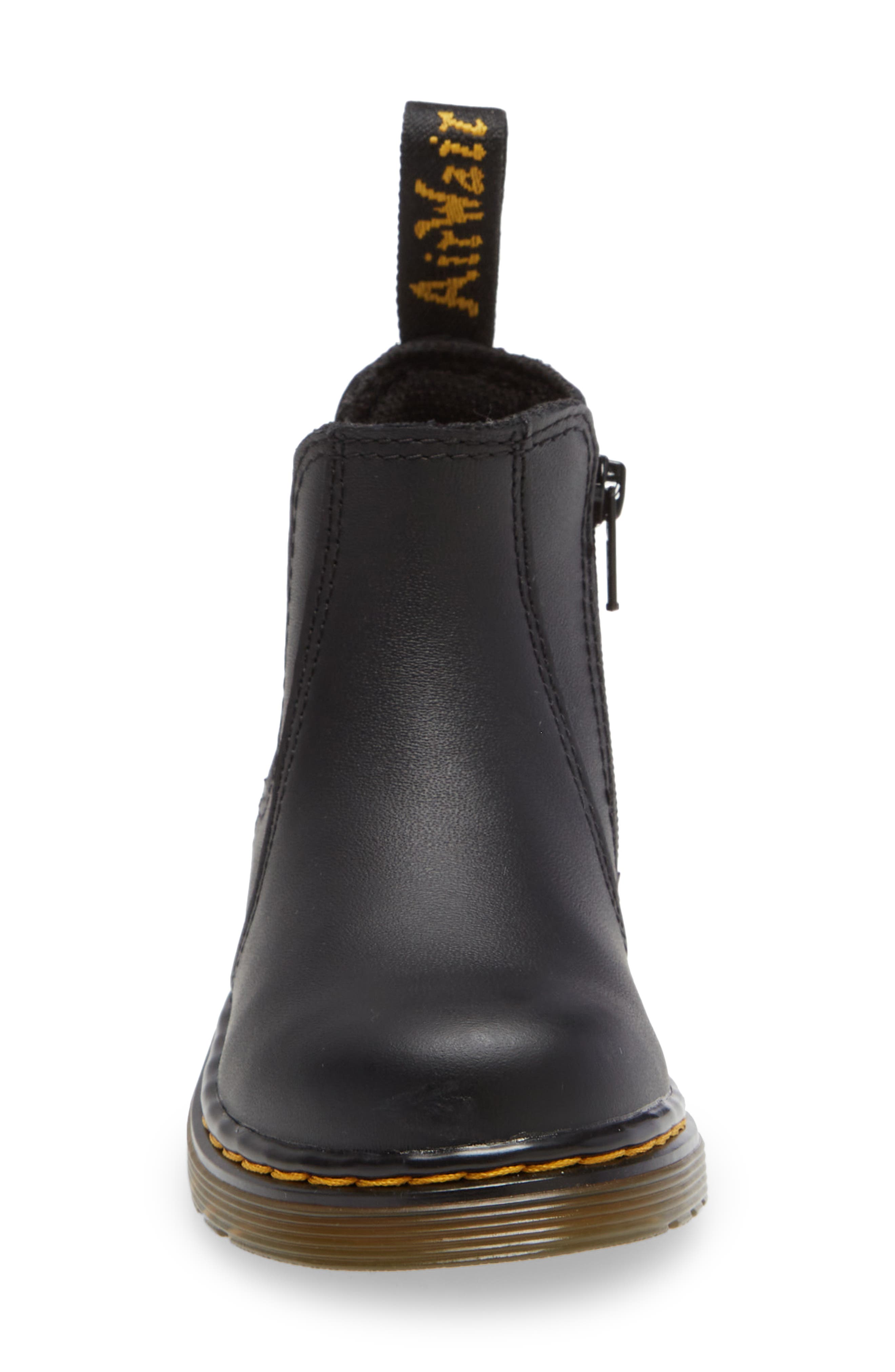 Dr. Martens Kids' 2976 Chelsea Boot, Alternate, color, Black
