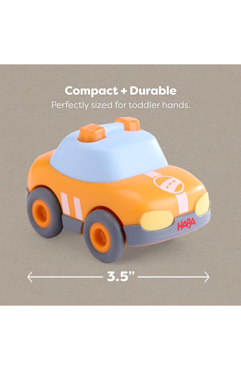 HABA Cars Orange Safety Car, Alternate, color, Orange Multi