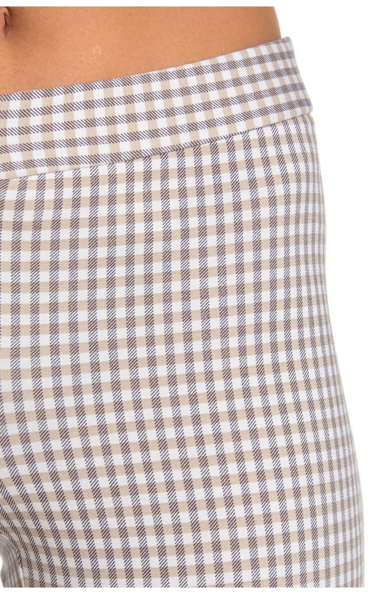 Amanda & Chelsea Gingham Print Ponte Ankle Pants, Alternate, color, 
