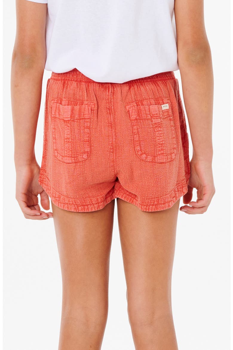 Kids' Cotton Shorts, Alternate, color, CAYENNE