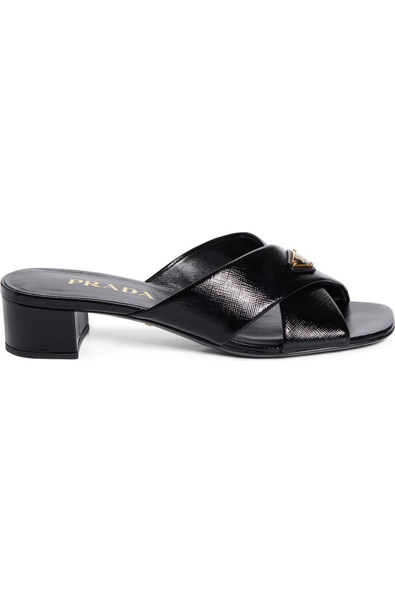 Prada Block Heel Square Toe Sandal (Women) | Nordstrom Prada Block Heel Square Toe Sandal (Women) | Nordstrom