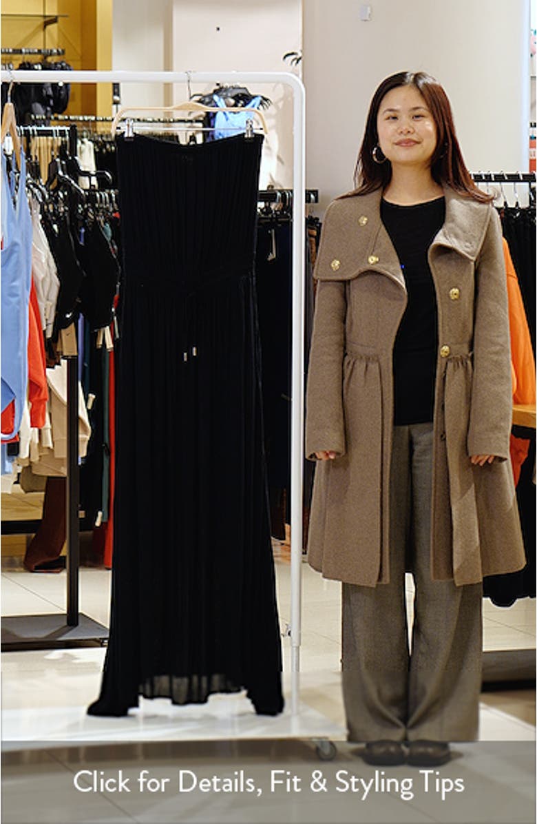 Strapless Smock Cover-Up Maxi Dress, sales video thumbnail