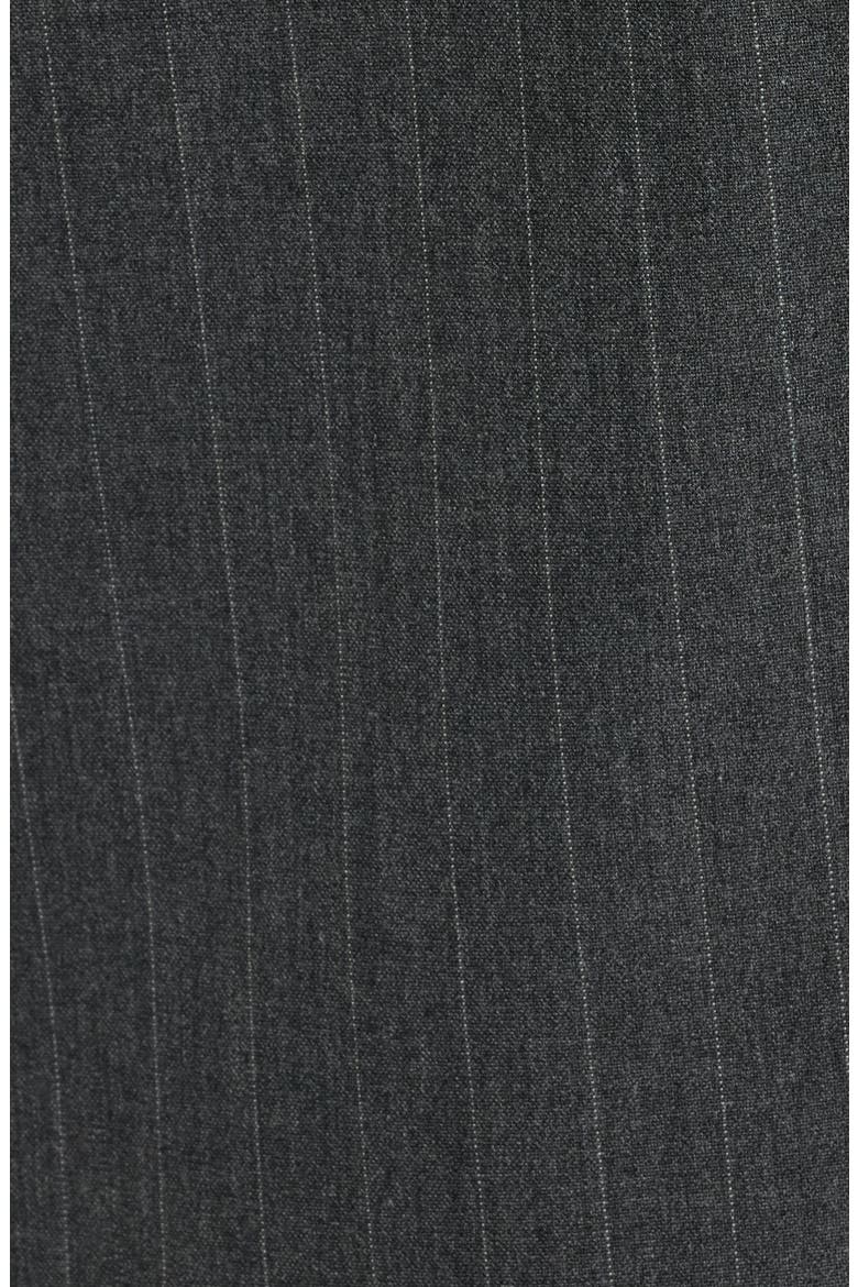 Bridget Embellished Pinstripe Shirt, Alternate, color, GREY