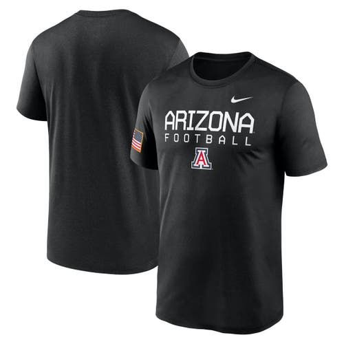 Nike Black Arizona Wildcats 2024 Military Appreciation Legend Performance T-shirt In Black