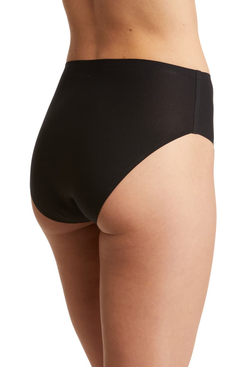Soft Stretch High Cut Briefs, Alternate, color, BLACK