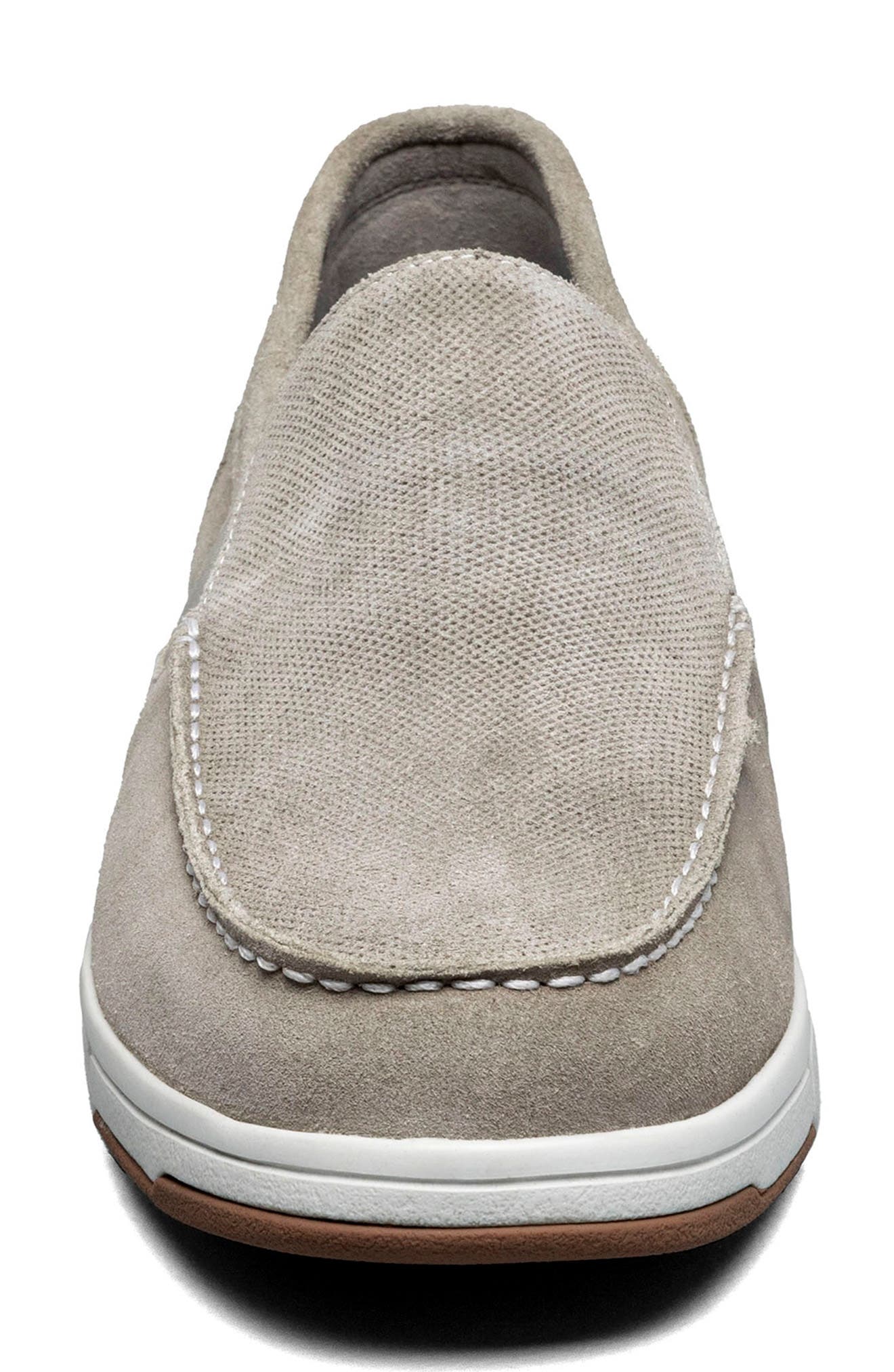 NUNN BUSH Luca Moc Toe Loafer, Alternate, color, Gray