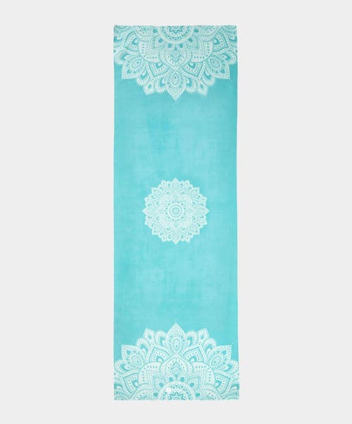 Yoga Design Lab Yoga Mat Towel in Mandala Turquoise 