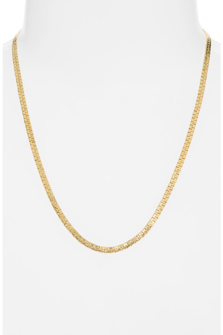 Angelo Deco 24k Gold Plate Necklace, Alternate, color, GOLD
