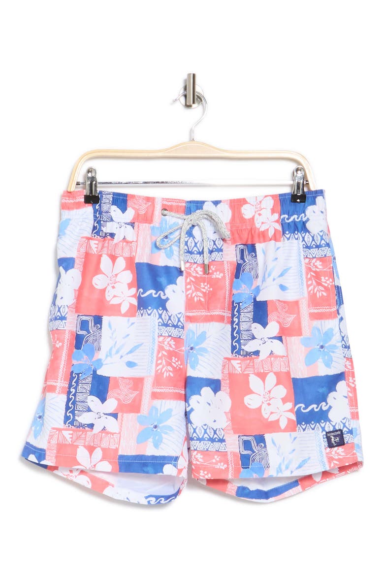 Volley Swim Trunks, Alternate, color, RED