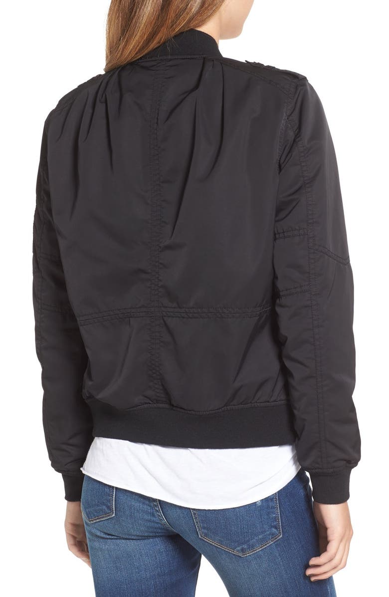 BLANKNYC 'Commuter Sentence' Bomber Jacket, Alternate, color, 