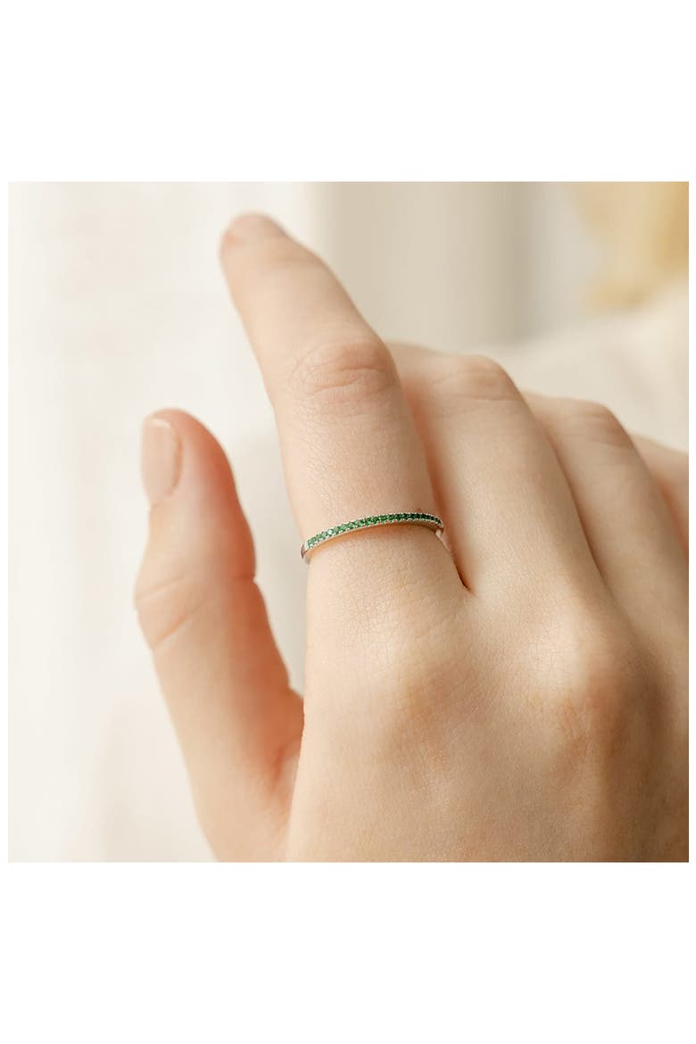 Birthstone Stacking Ring, Alternate, color, GOLD MAY