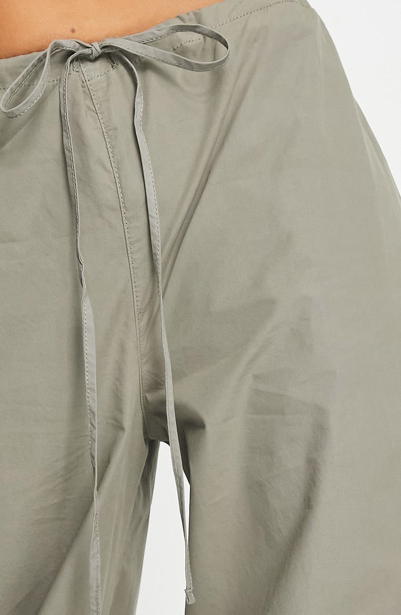 ASOS DESIGN Cotton Parachute Pants, Alternate, color,