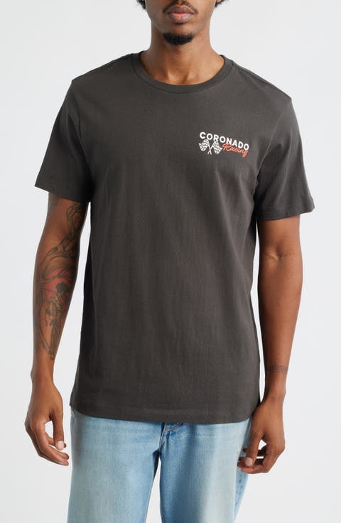 Coronado Racing Cotton Graphic T-Shirt
