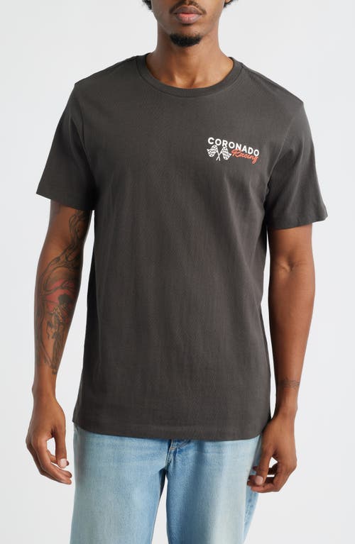 The Forecast Agency Coronado Racing Cotton Graphic T-Shirt in Pirate Black  product