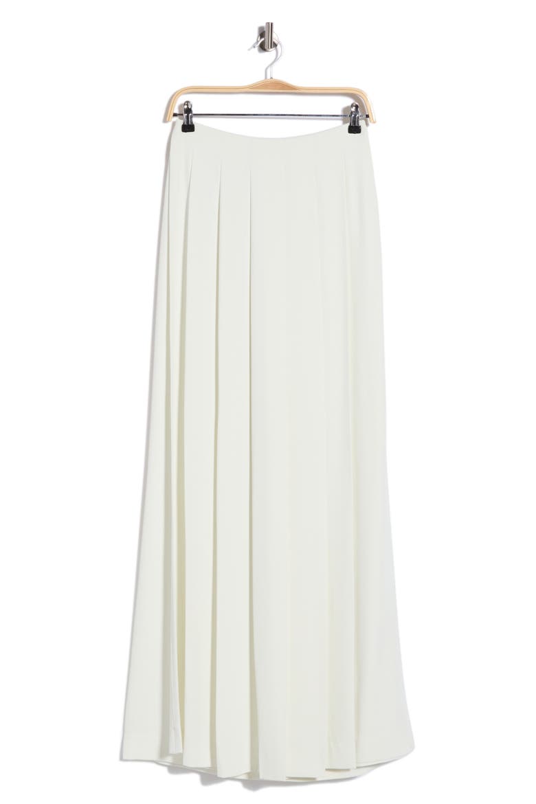 Aki Skirt Front Pleated Wide Leg Pants, Alternate, color, IVORY