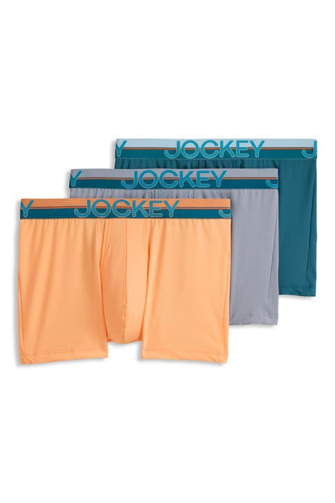Mens Infinite Cool Microfiber Stretch 3.5" Trunk - 3 Pack