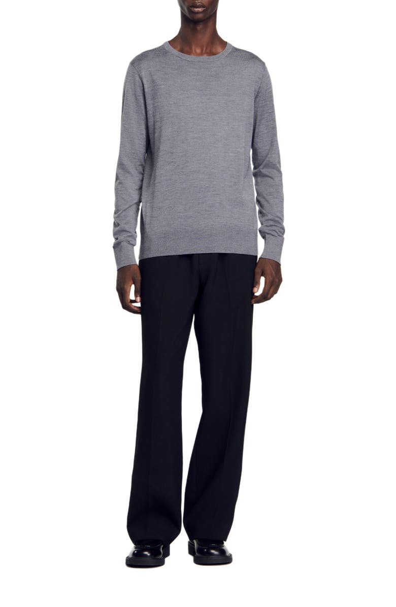 SANDRO Fine knit sweater, Alternate, color, 