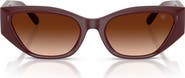 Ralph Lauren 55mm Butterfly Sunglasses