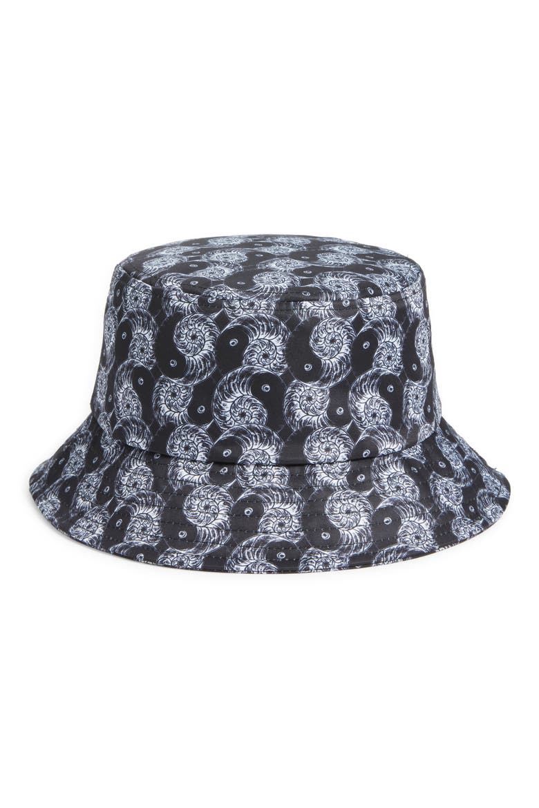 Yin Yang Bucket Hat, Main, color, BLACK/ WHITE
