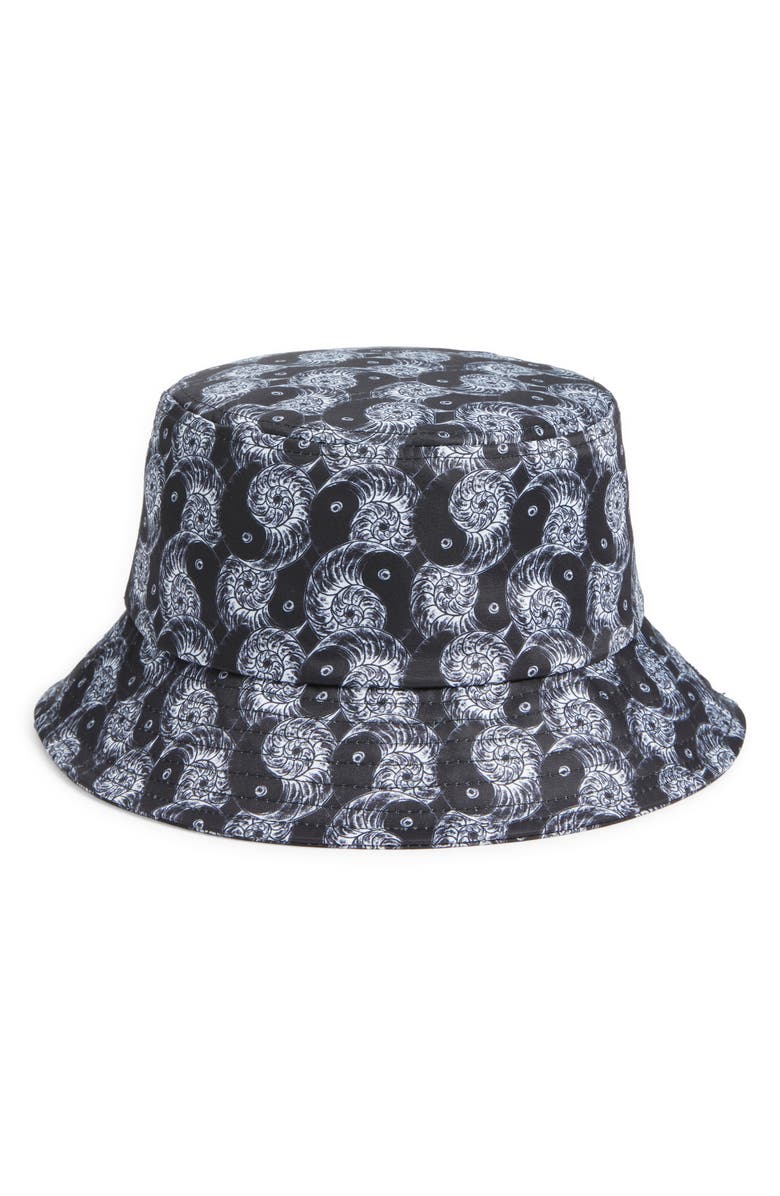Boardies Yin Yang Bucket Hat, Main, color, Black/ White