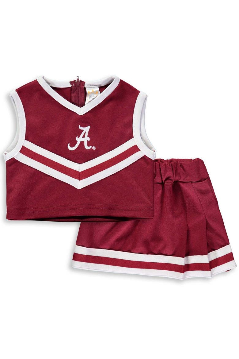 Girls Toddler Crimson Alabama Crimson Tide Two-Piece Cheer Set, Main, color, Crimson