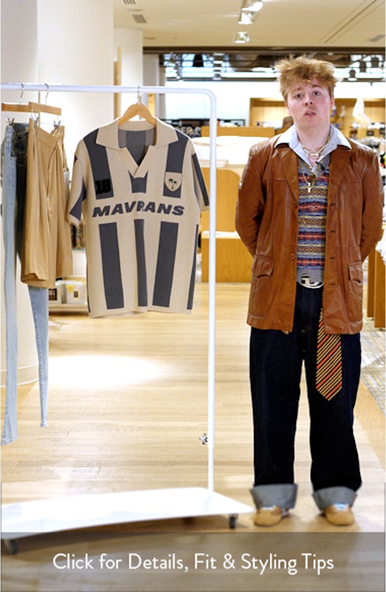 Stripe Knit Soccer Jersey, sales video thumbnail