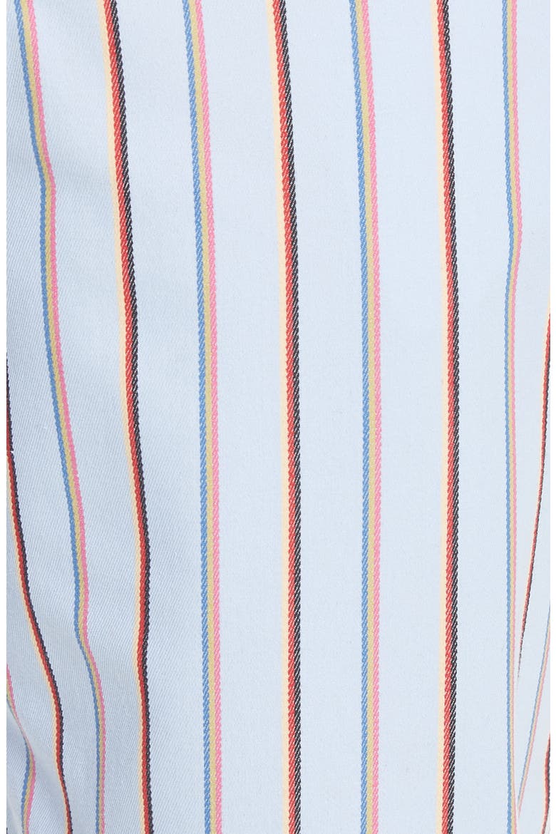 Stripe High Waist Denim Jeans, Alternate, color, SKY MULTI STRIPE