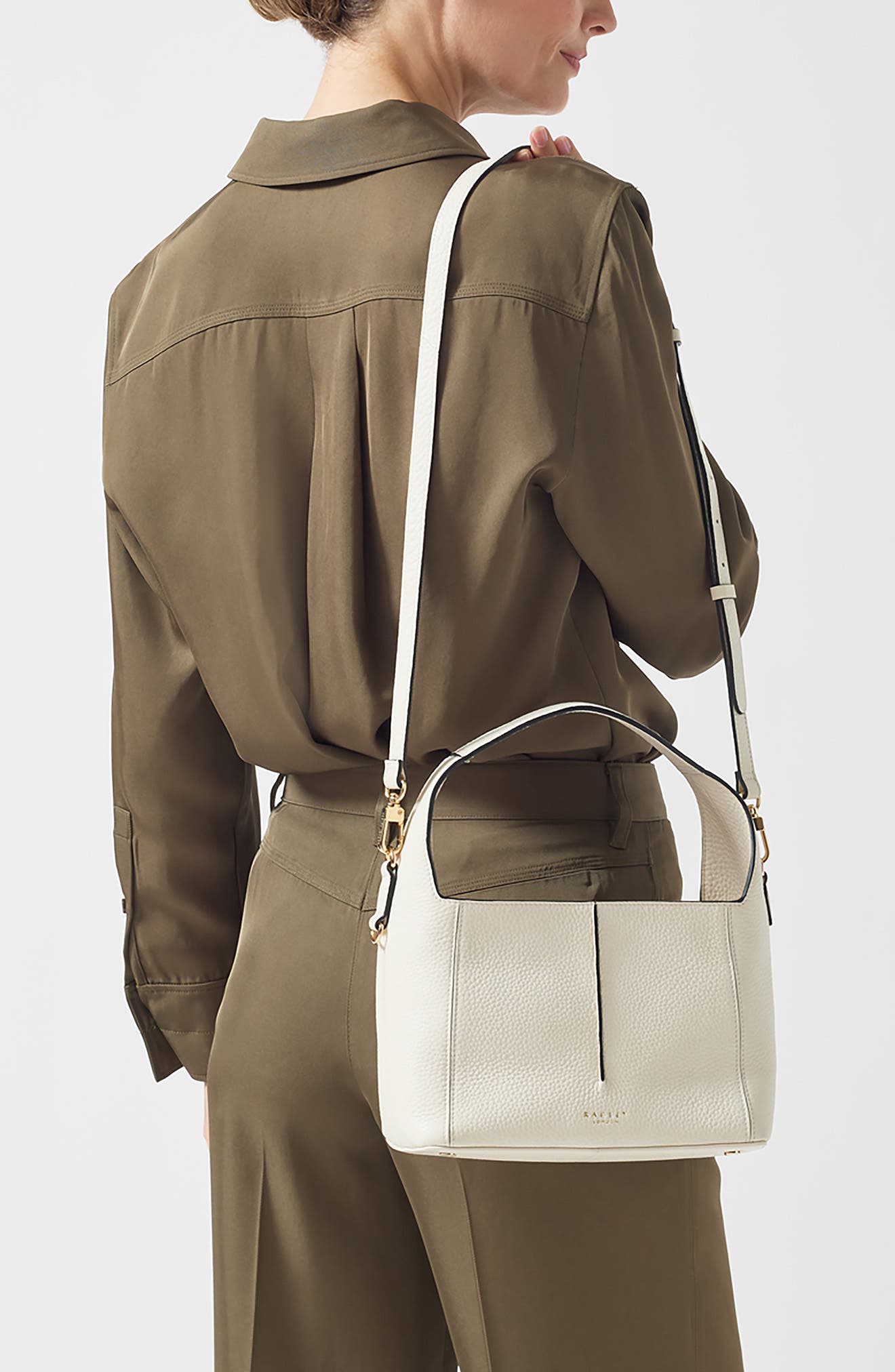 Radley Hillgate Place Medium Crossbody Bag, Alternate, color, Chalk