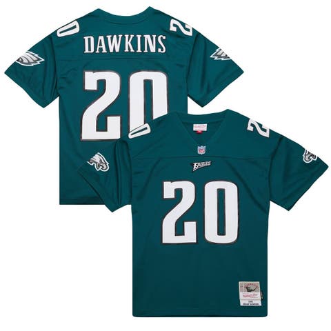 Men's Mitchell & Ness Brian Dawkins Green Philadelphia Eagles Legacy Replica Jersey