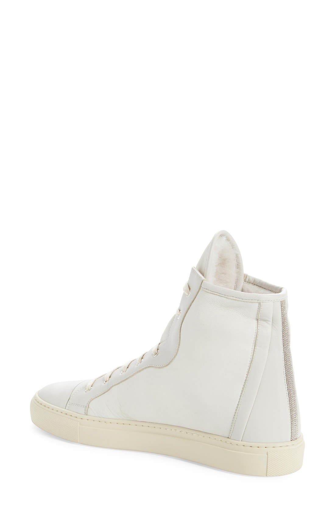 Fabiana Filippi High Top Sneaker, Alternate, color, 