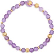 EYE CANDY LOS ANGELES Yami Amethyst Beaded Bracelet