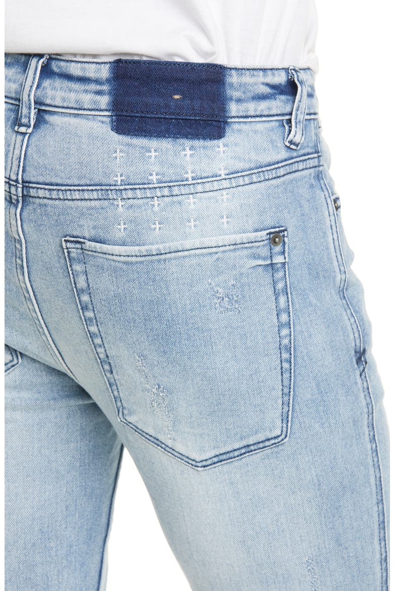 Van Winkle Krow Skinny Jeans, Alternate, color, DENIM
