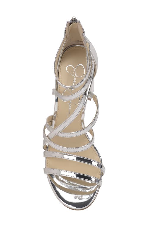 Jessica Simpson Women's Stassey Strappy Block Heel Dress Sandals In Silver