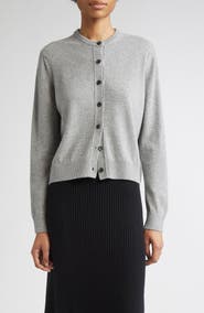 Johnstons of Elgin Classic Cashmere Crewneck Cardigan