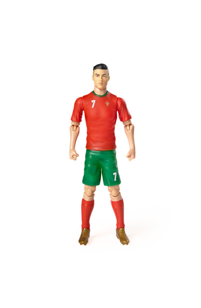 Banbo Toys SOCKERS Portugal Cristiano Ronaldo 8" Collectible Soccer Action Figure, Alternate, color, Red