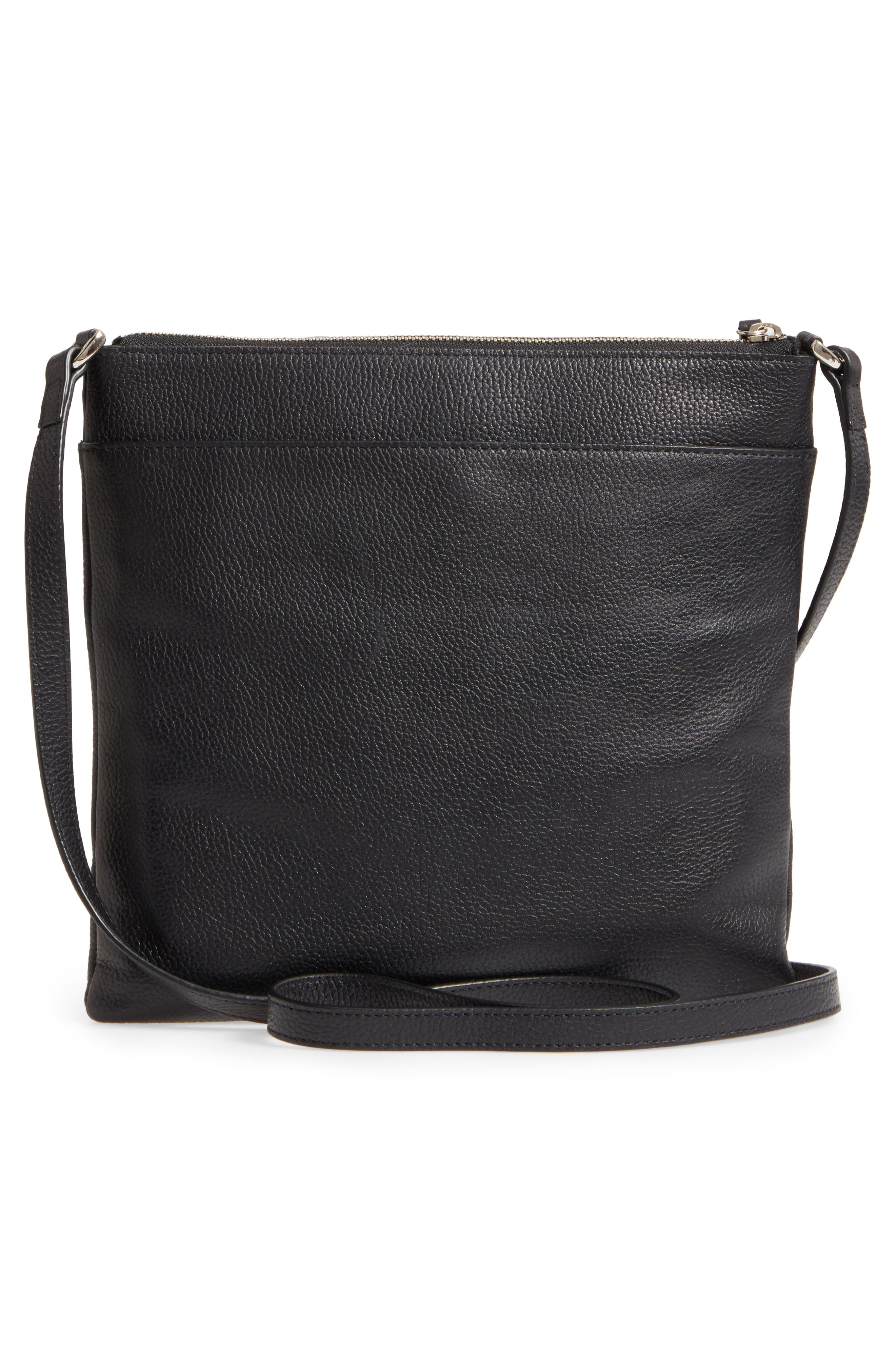 Nordstrom Finn Leather Crossbody Bag, Alternate, color, 